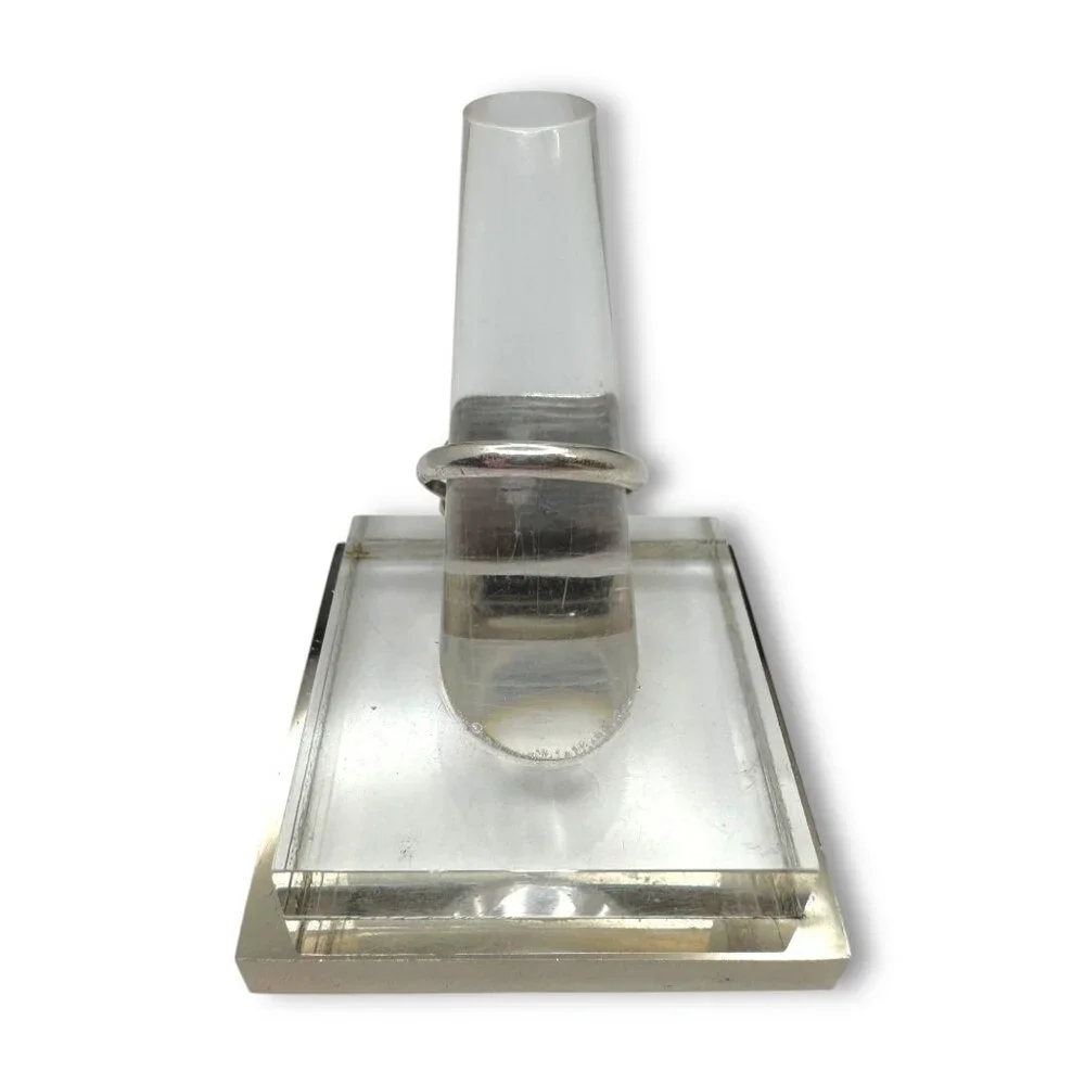 Green Turquoise Native American Sterling Silver Ring Hand Crafted Size 7 - Picture 6 of 11